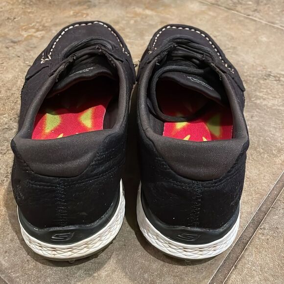 Skechers GOGA Max Black Spikeless Go Golf Shoes Womens Size 7.5 Lightweight - Picture 6 of 12